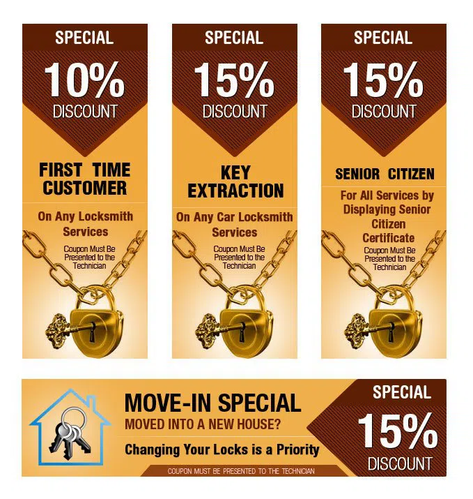 Super Locksmith Service Brookhaven, PA 610-589-3070 - coupon1-set-four